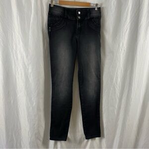 Lamasini Jeans Women's Black Butt Lifting Skinny Jeans Size 8